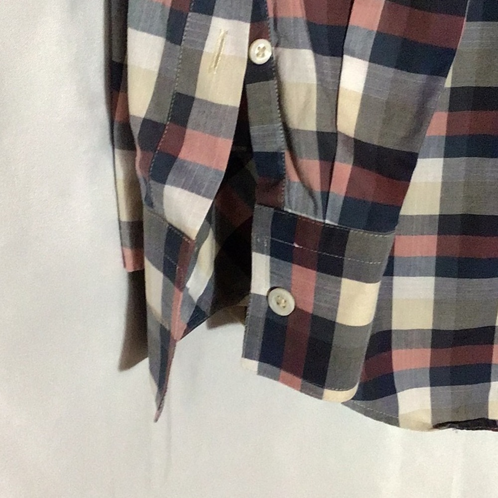 Billy Reid Men's Plaid Shirt - Multicolor size Large - Picture 5 of 9